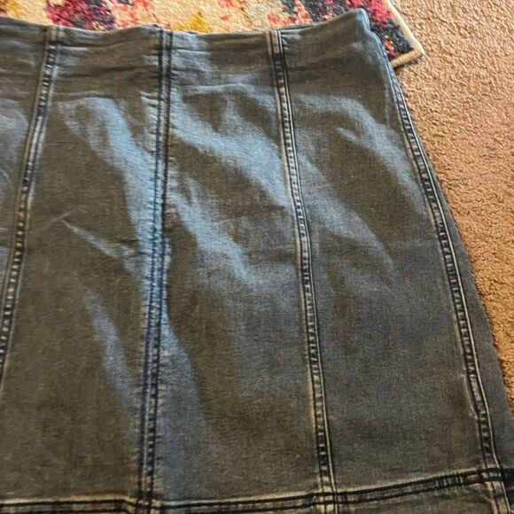 Free people denim skirt 12 - Picture 6 of 8